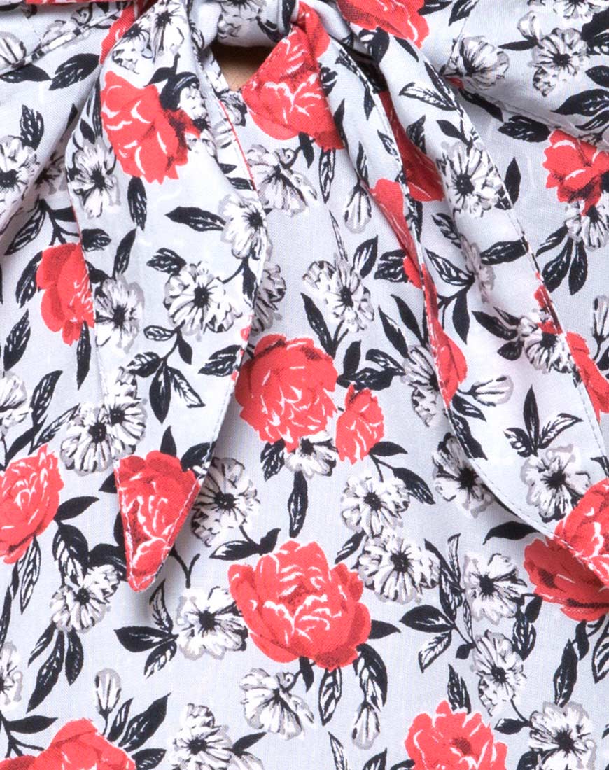 Karoo Mini Dress in Blooming Rose - Image 5