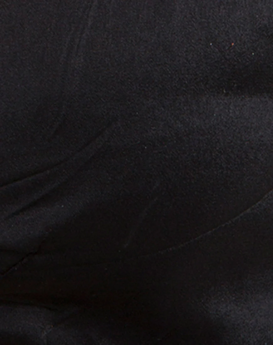 Kasen Bralet in Satin Black - Image 5