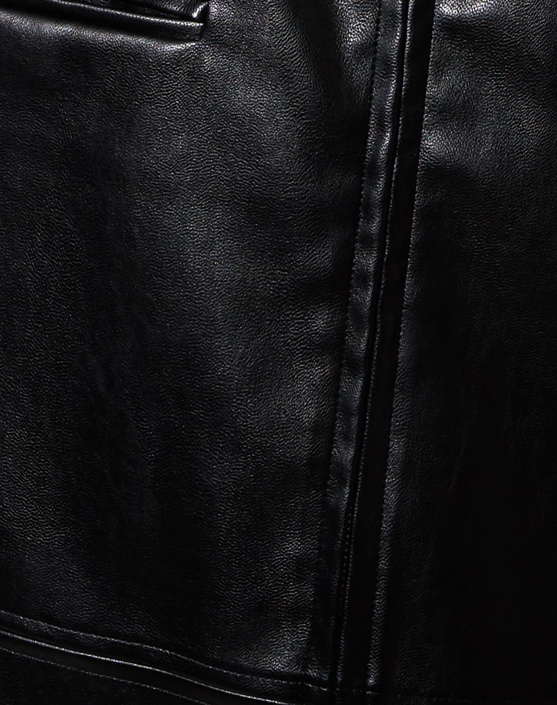 Katana Jacket in Pu Black - Image 6