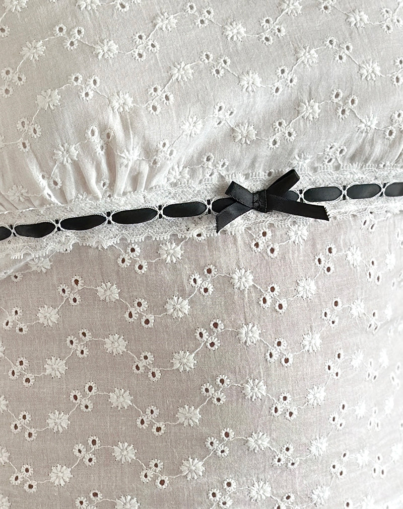 Katisa Top in Broderie White - Image 5