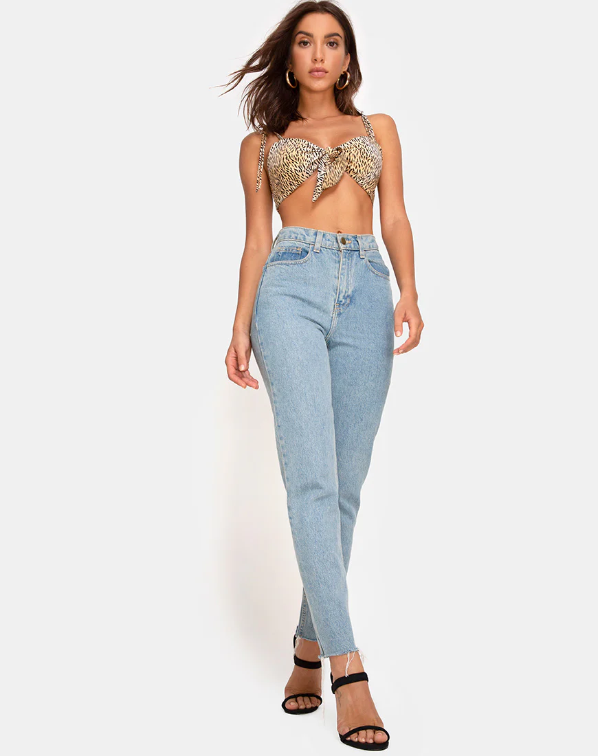 Kave Bralet Top in Mini Tiger - Image 3