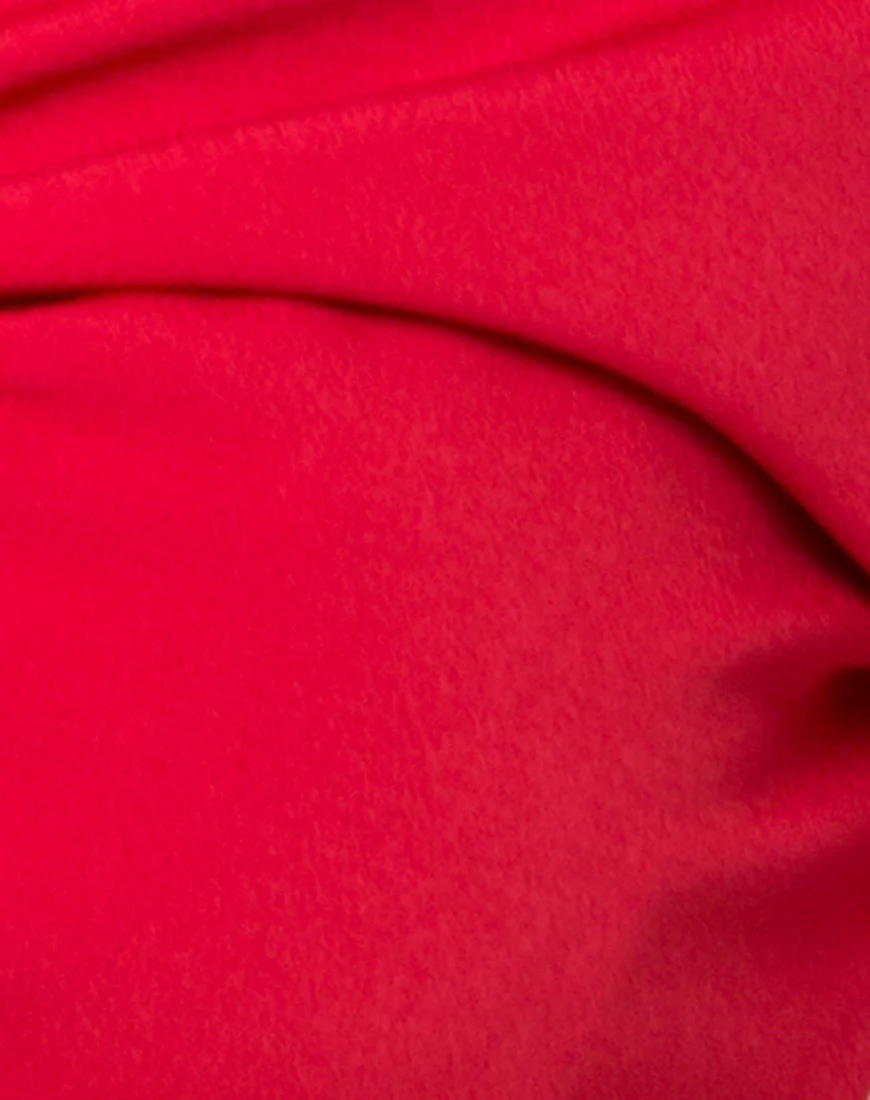 Kavon Crop Top in Red - Image 5