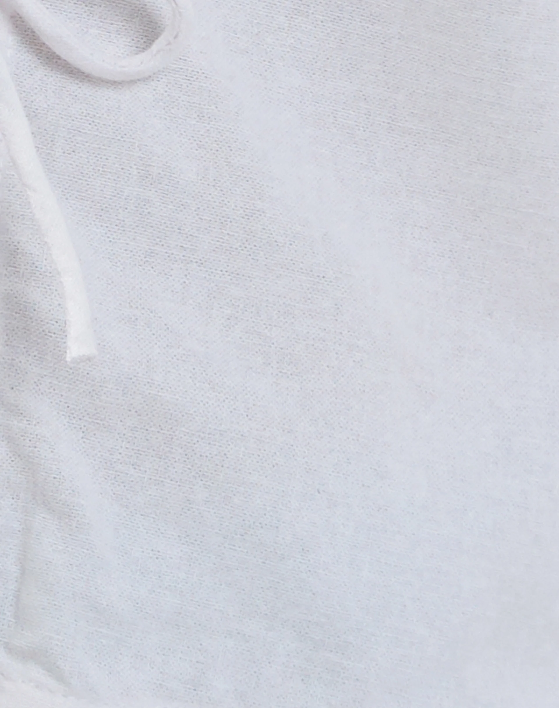 Kayve Tie Front Top in White - Image 6