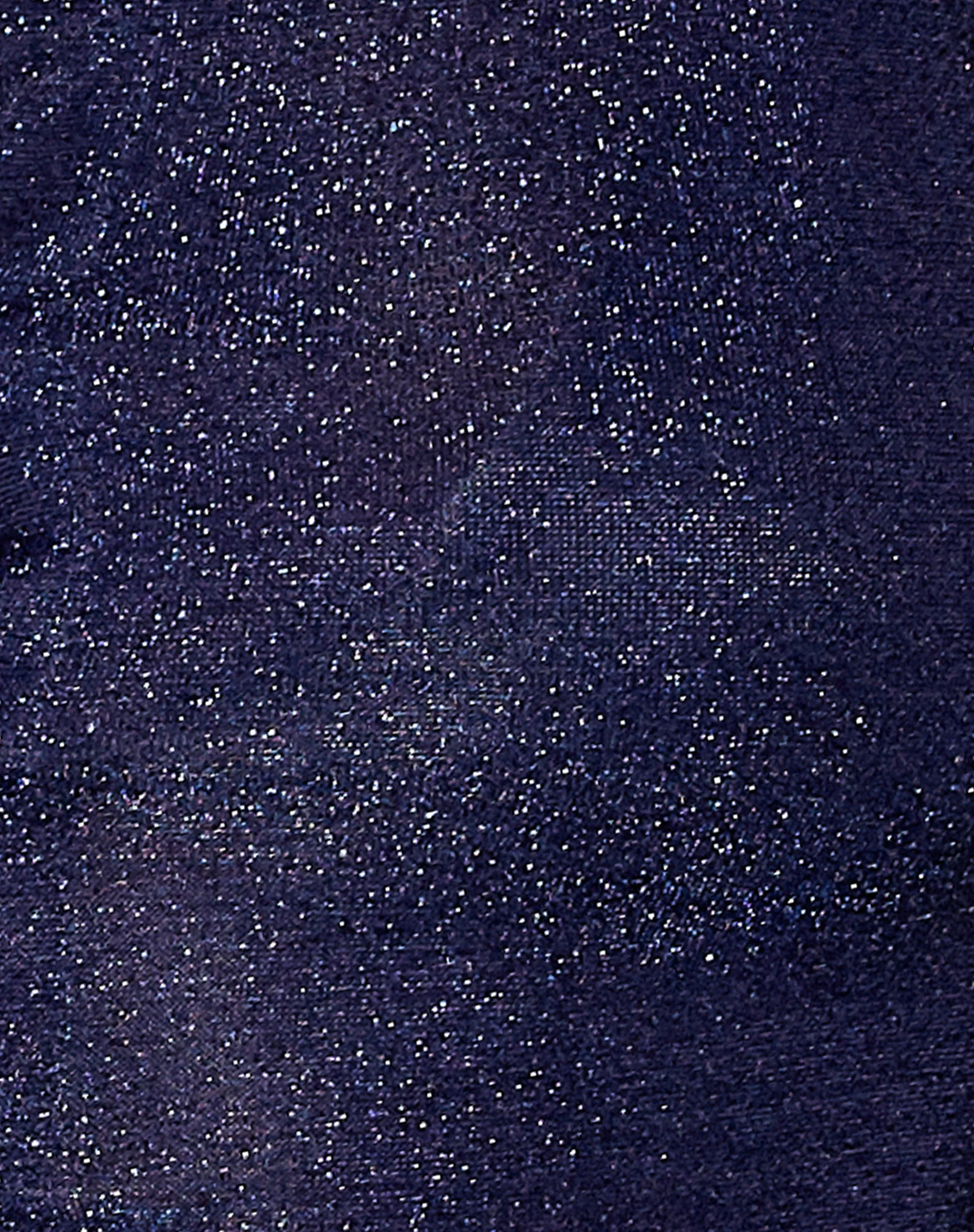 Kelly Shirt in Glitter Lurex Navy Blue - Image 7