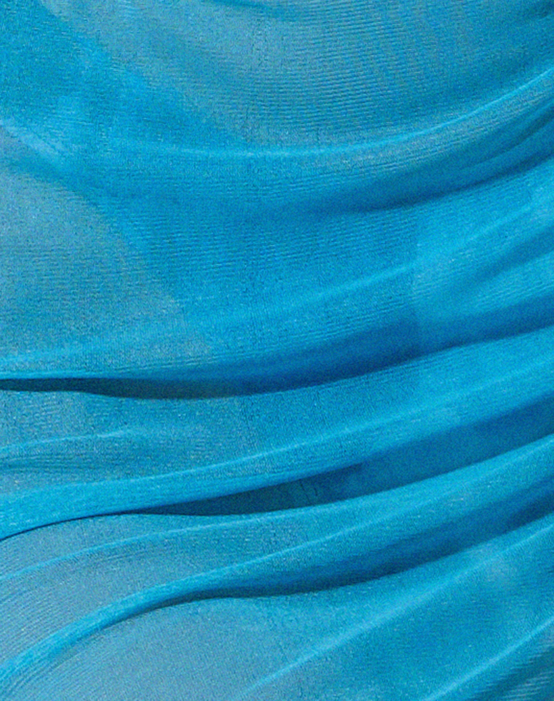 Kelsi Mini Skirt in Bright Blue - Image 6