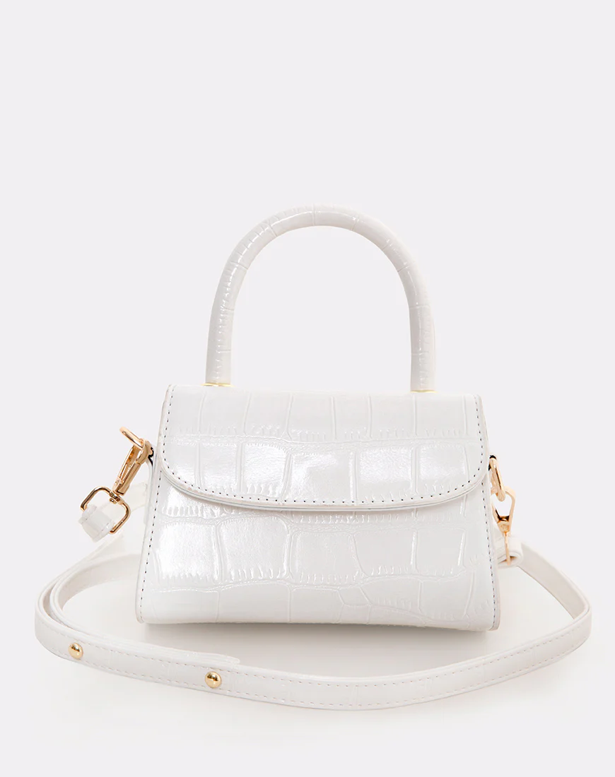 Kenny Micro Bag in White - Image 2