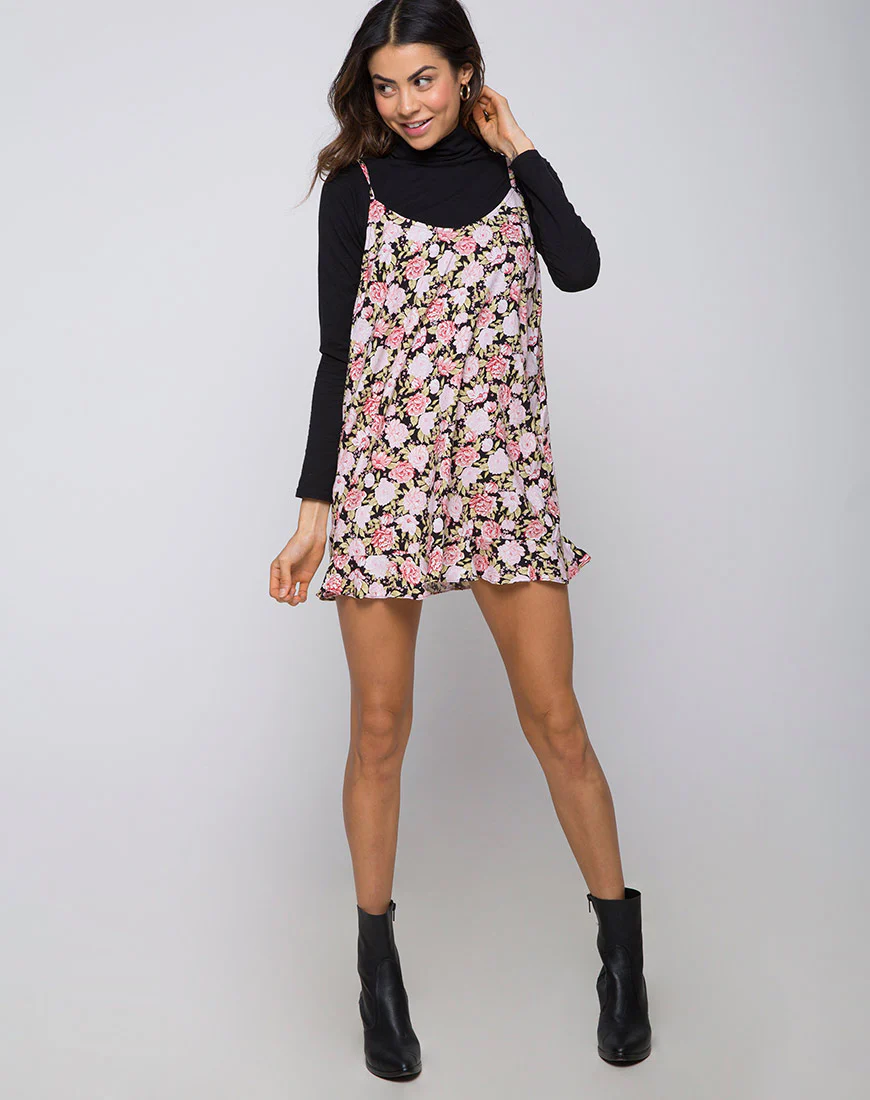 Keylo Slip Dress in Bloom Floral - Image 3