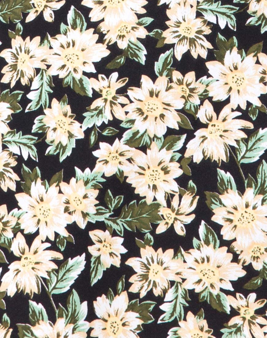 Khabel Skater Skirt in Aster Black - Image 5