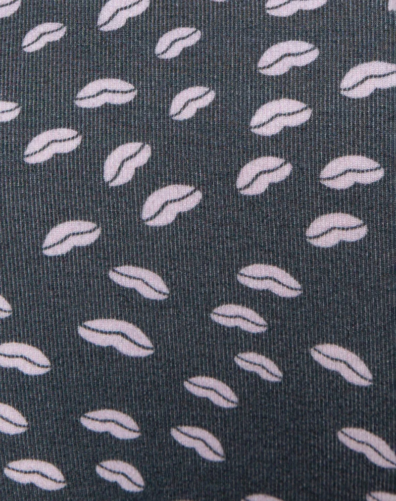 Kichi Shorts in Black Micro Lips Pink - Image 6
