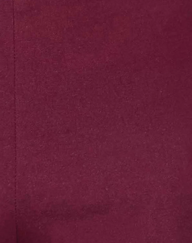 Kila Capri Trousers in Tailoring Burgundy - Image 6