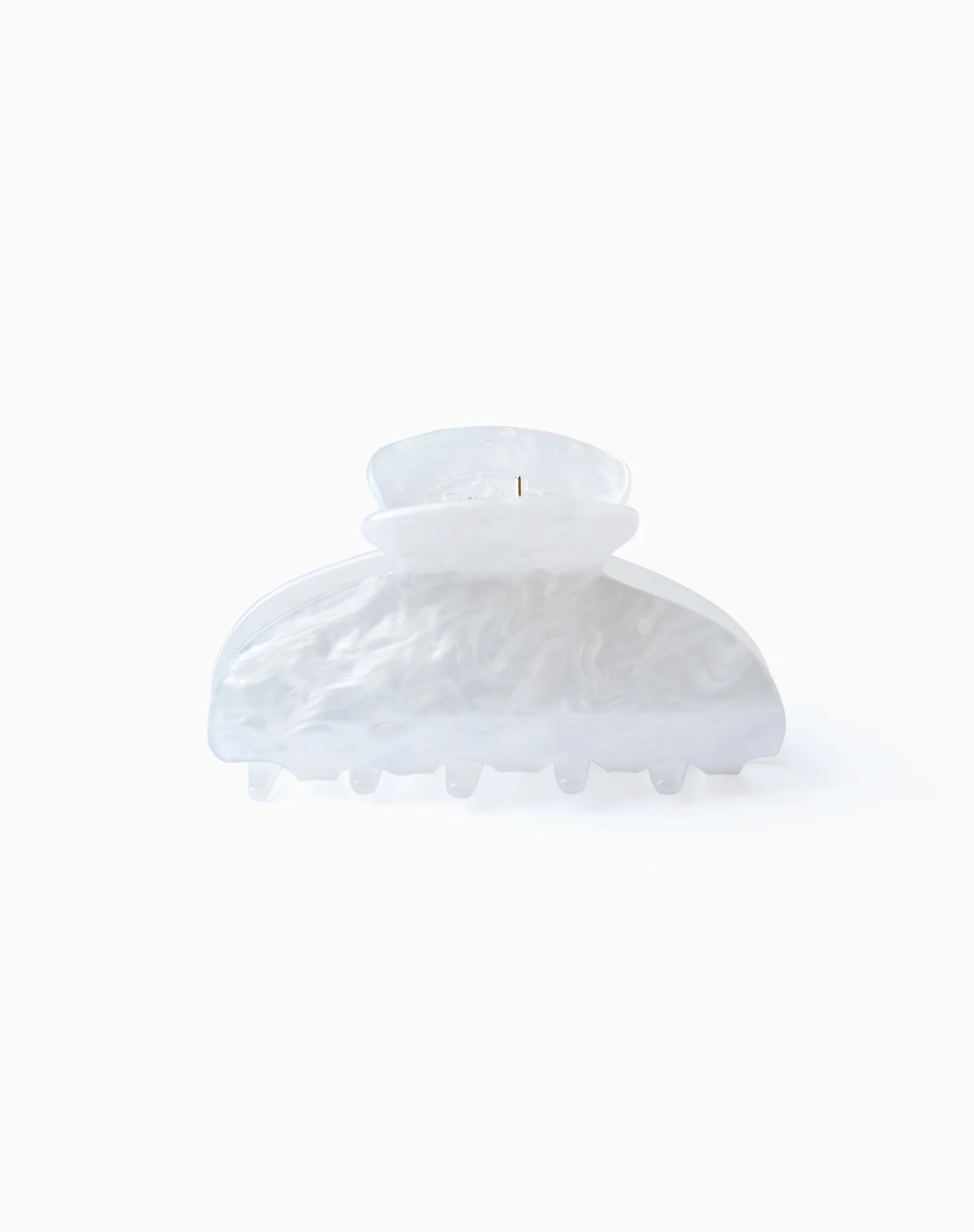 Kima Hair Claw in White Pearl - Image 7