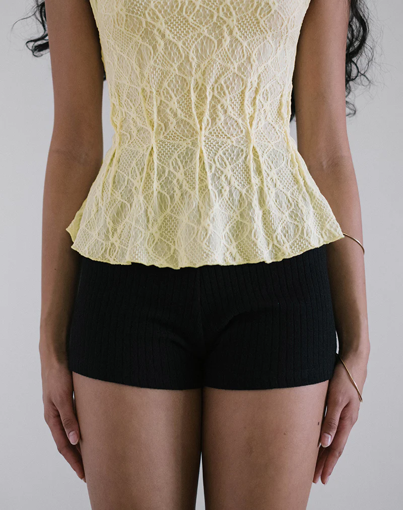 Kimbra Top in Textured Yellow - Image 4