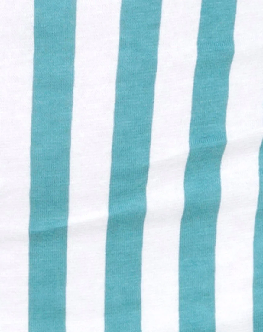 Kimmy Mini Skirt in Mid Stripe - Image 5
