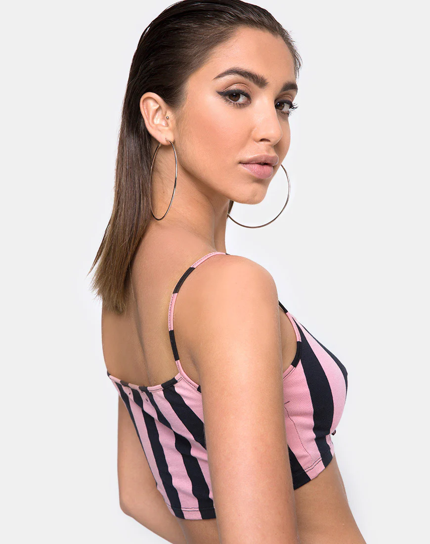 Kini Crop in Campbell Stripe - Image 4