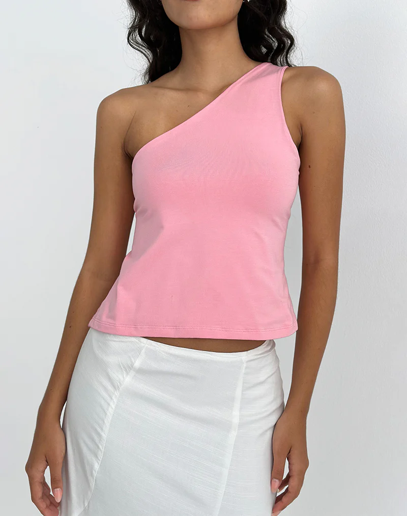 Klazari Top in Rayon Jersey Ballet Pink - Image 4