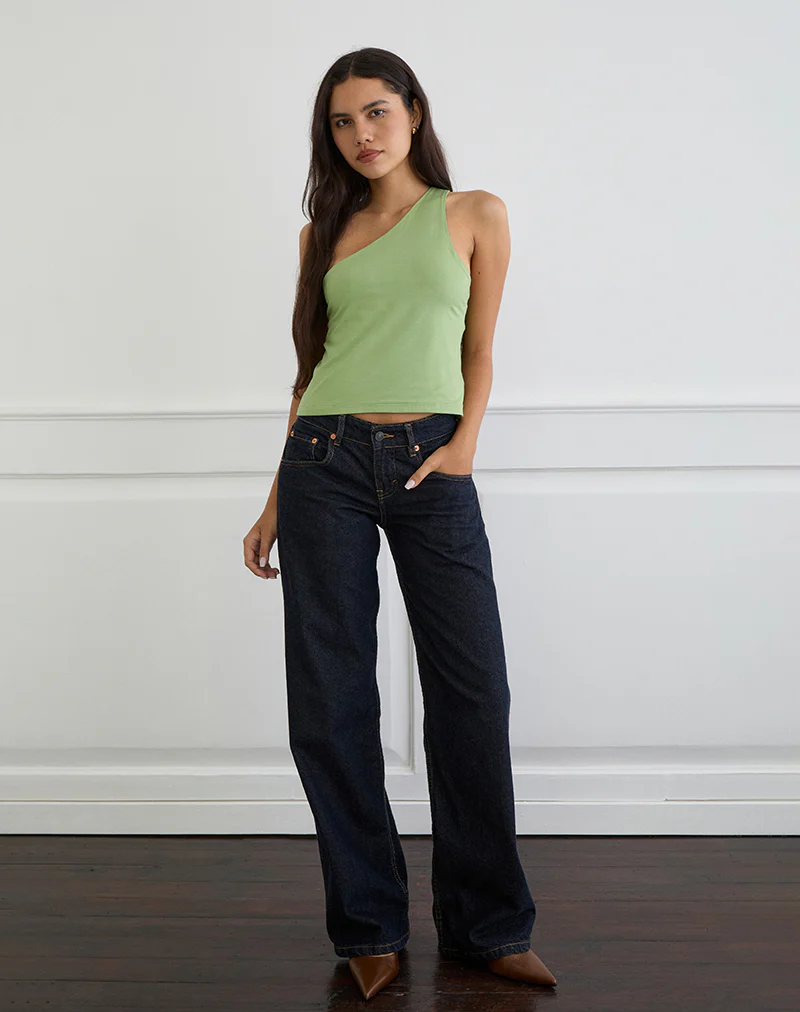 Klazari Top in Jersey Sage Green - Image 4