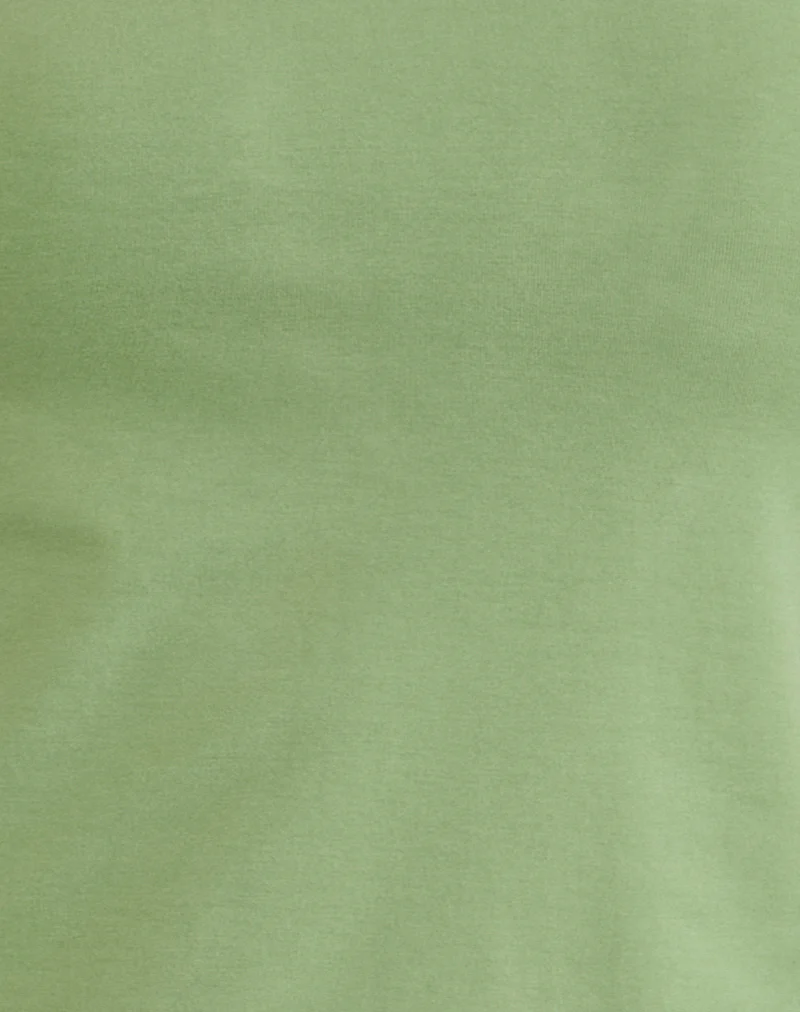Klazari Top in Jersey Sage Green - Image 6