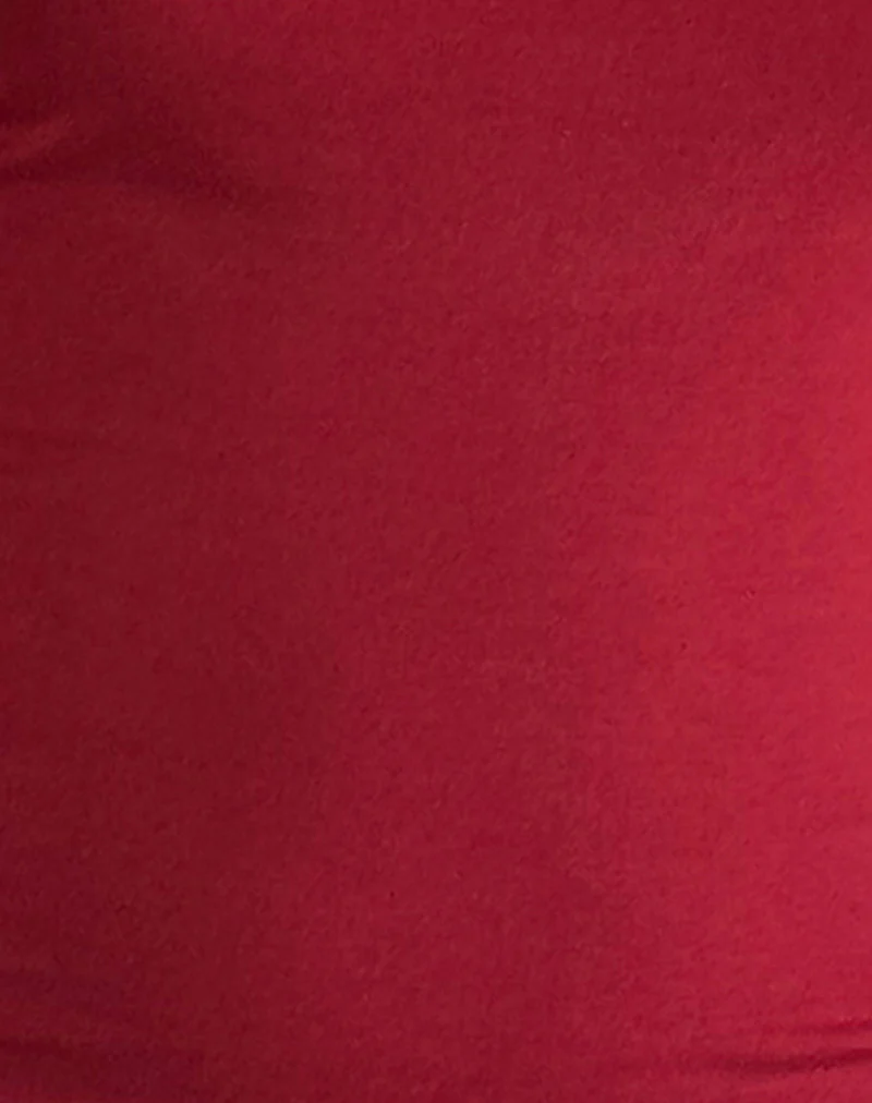 Korby Long Sleeve Top in Adrenaline Red - Image 5