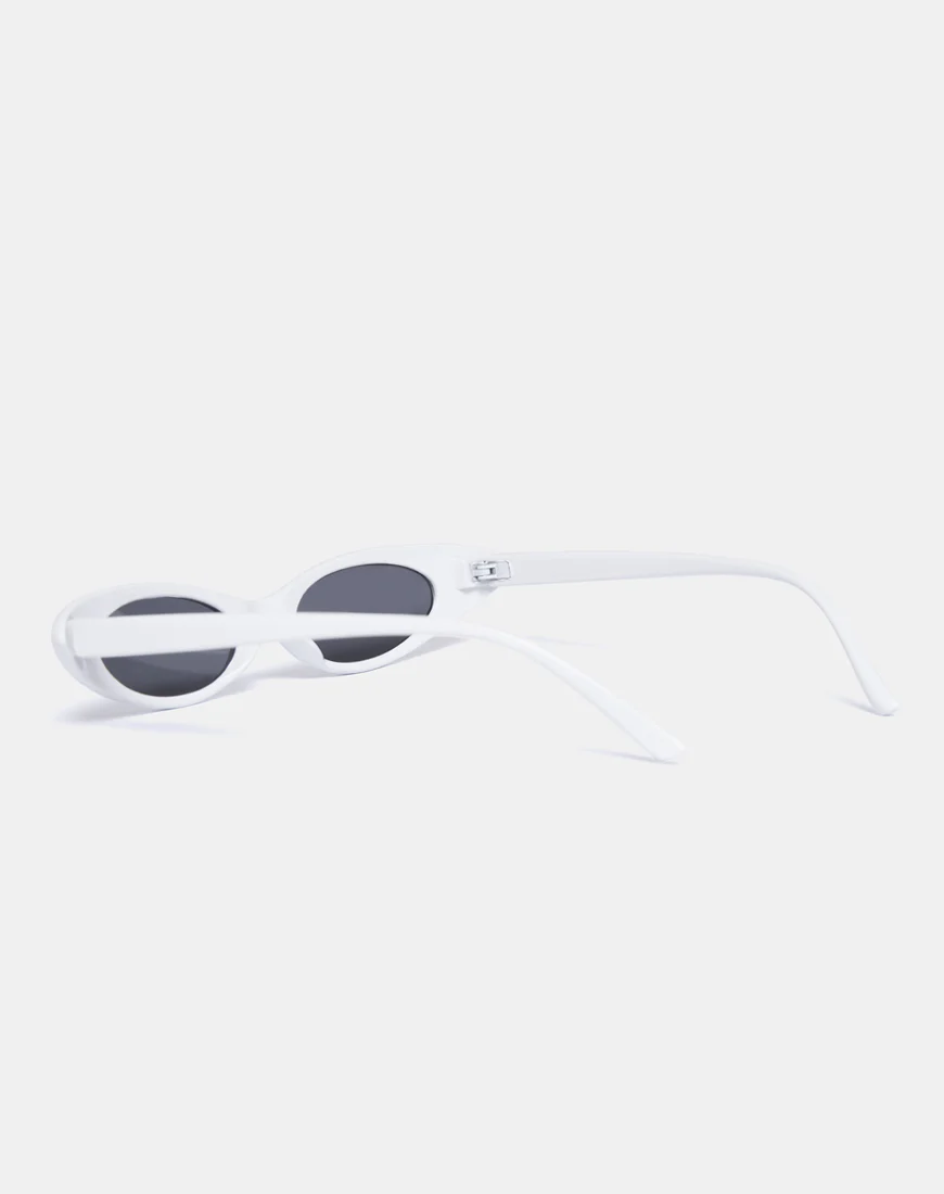 Kourt Sunglasses in White - Image 2