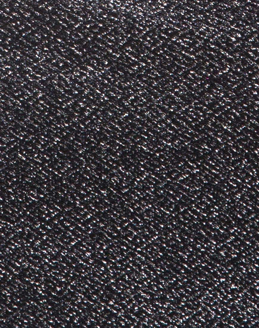 Kozina Crop Top in Silver Glitter - Image 5