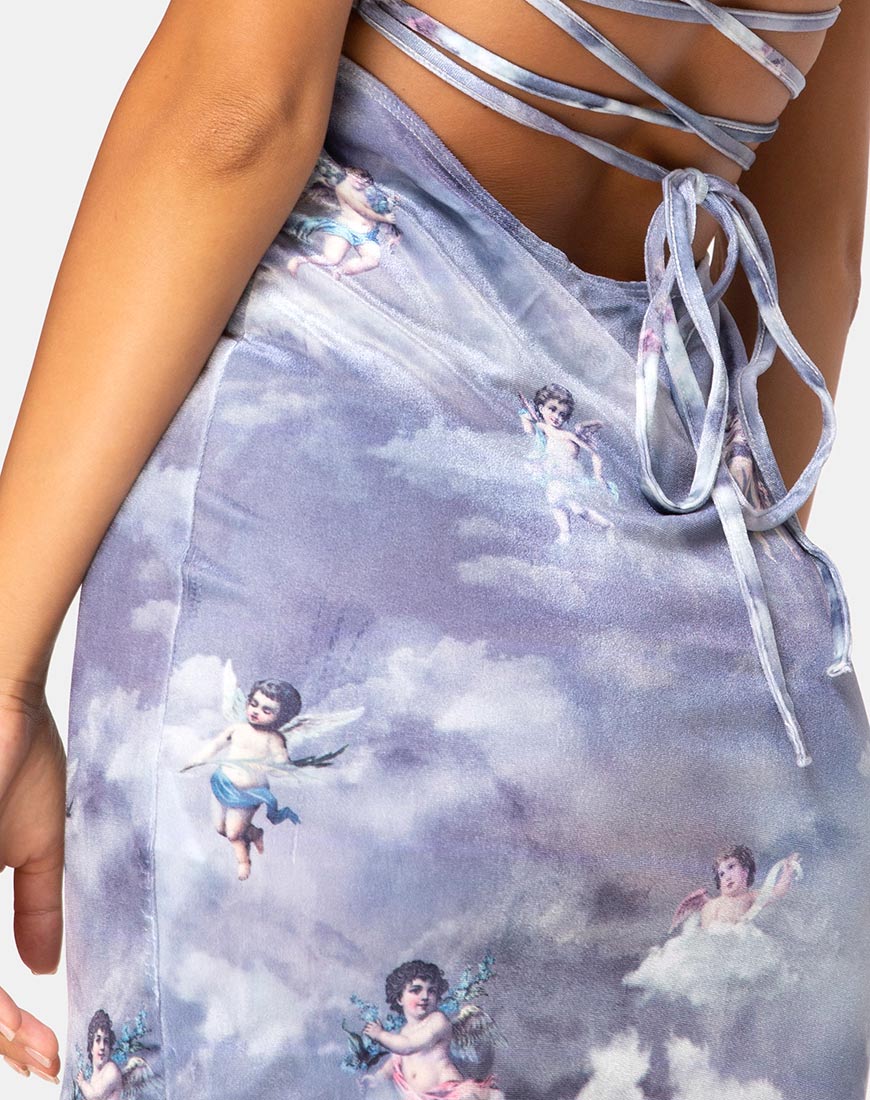 Kozue Dress in Angel Velvet Grey - Image 8