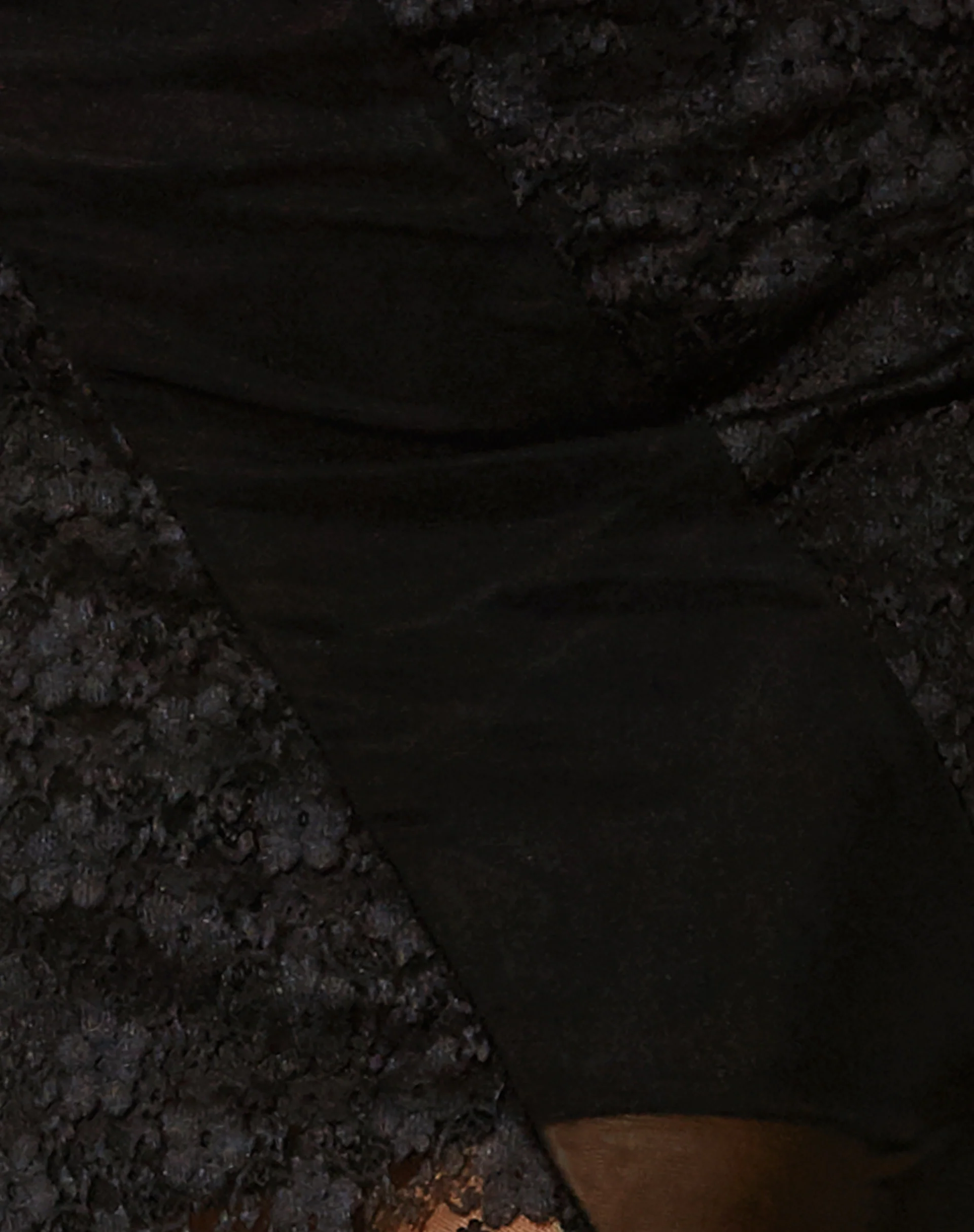 Kriko Mini Dress in Lace Black - Image 6
