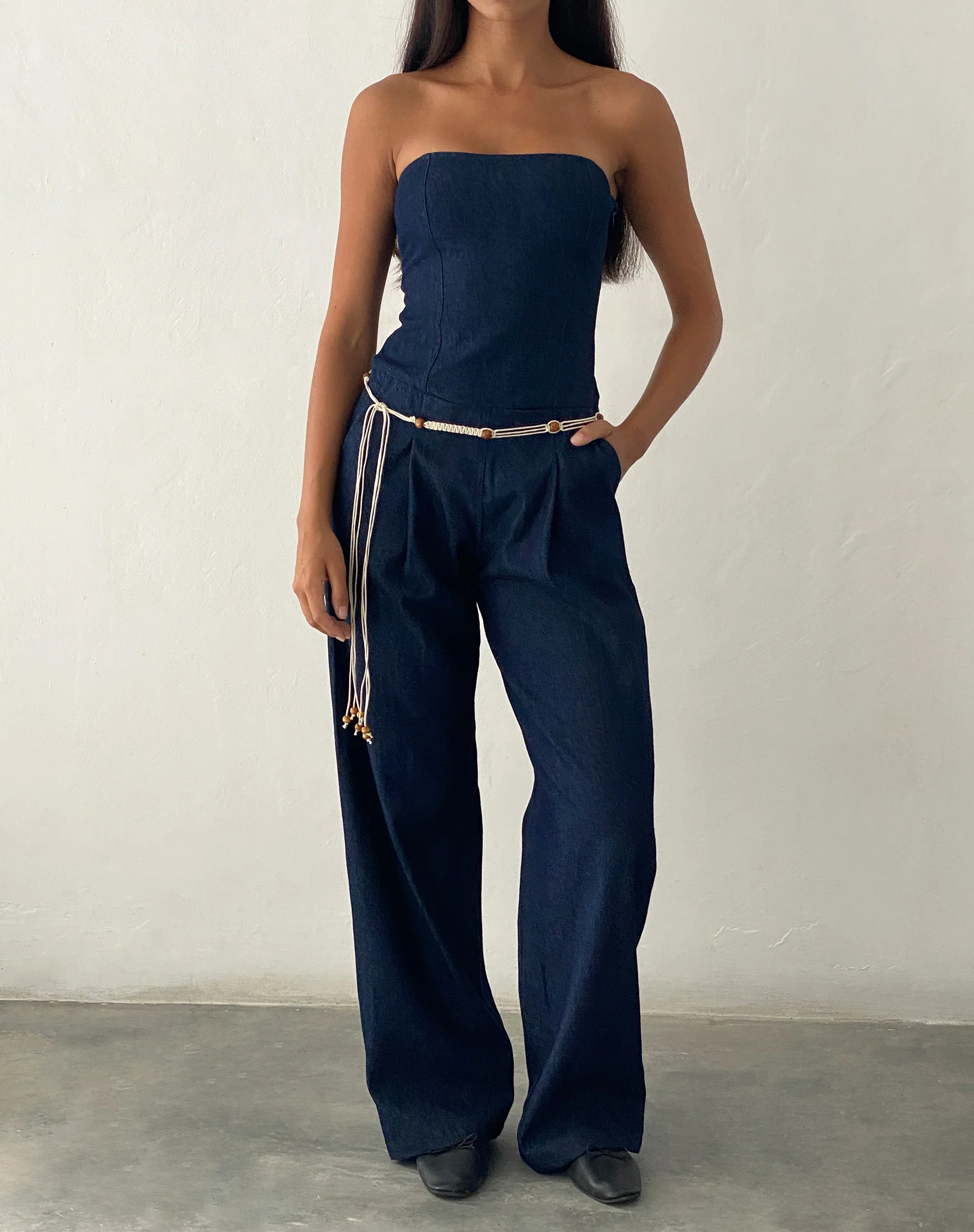 Kyaria Jumpsuit in Indigo - Image 3