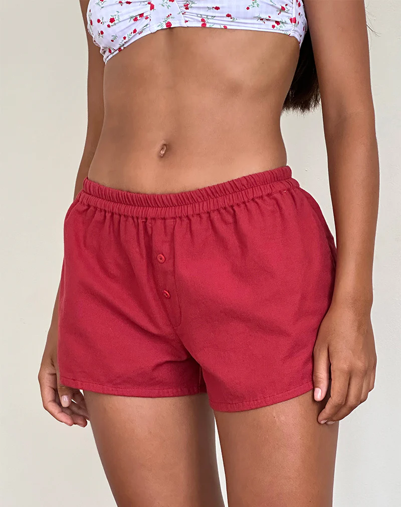 Laboxe Shorts in Adrenaline Red - Image 2