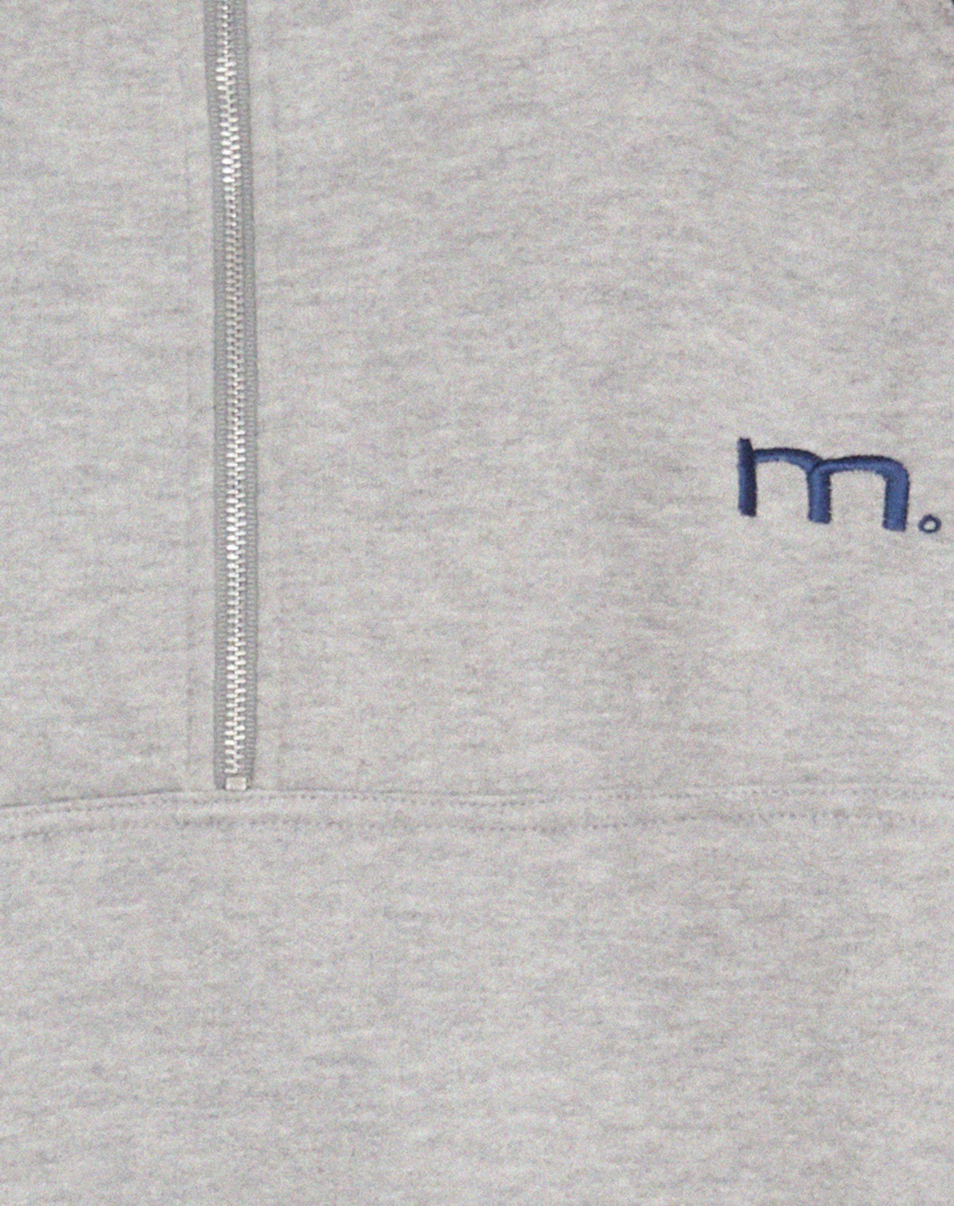 Laksa Sweatshirt in Grey and Marl Navy - Image 6