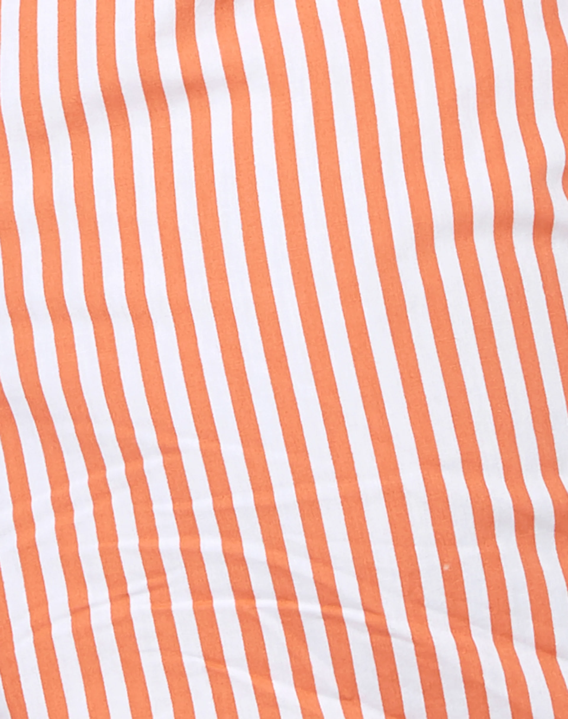 Lala Shorts in Vertical Stripe Orange - Image 6