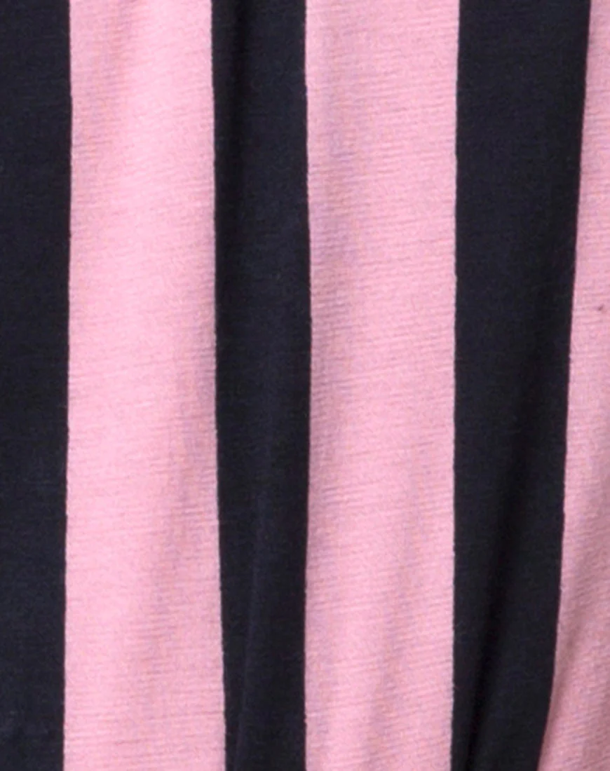 Lalung Bodice in Campbell Stripe  Rocks - Image 5