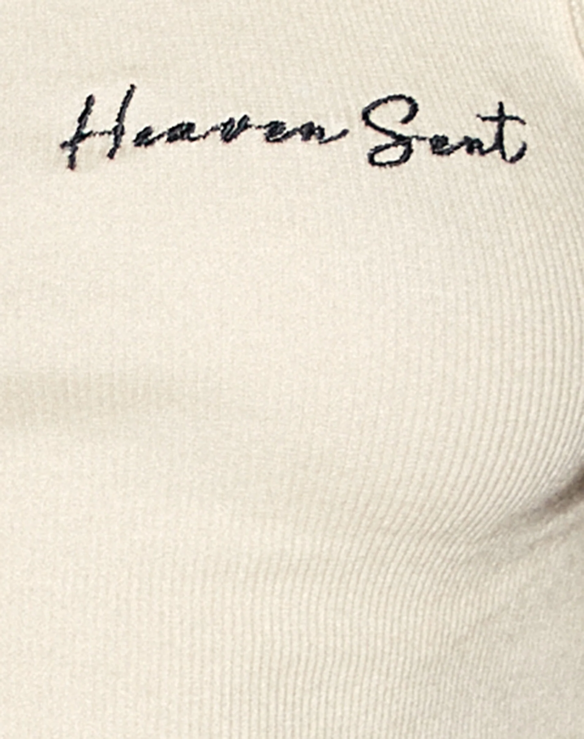 Landa Crop Top in Beige “Heaven Sent” Embro - Image 6