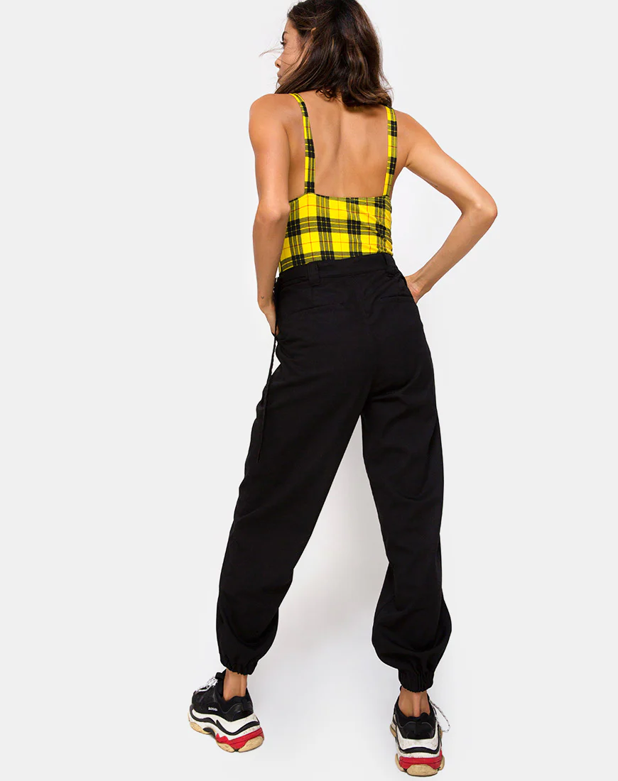 Lantas Bodice in Winter Plaid Yellow - Image 4