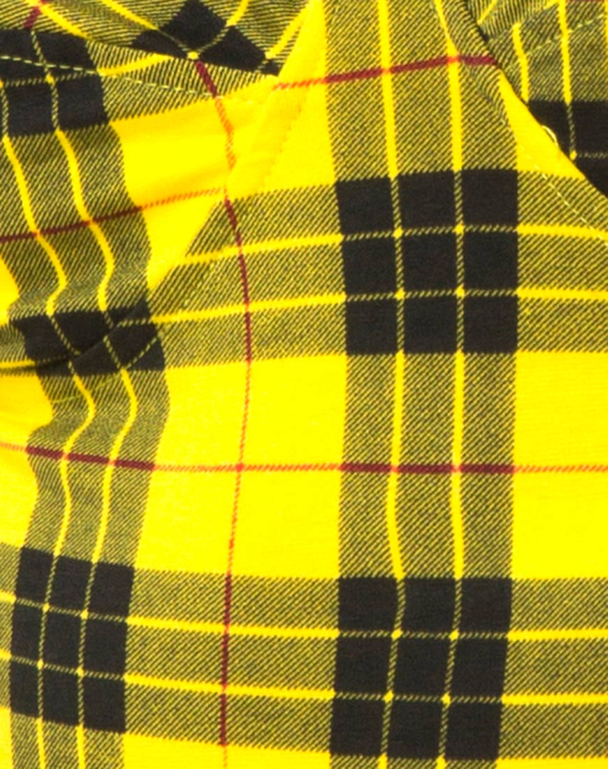 Lantas Bodice in Winter Plaid Yellow - Image 5