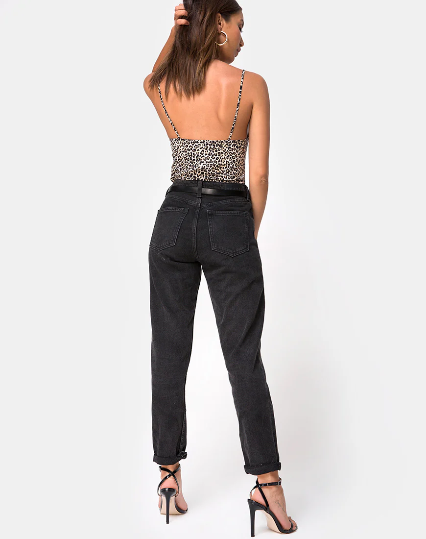 Lanti Bodice in Rar Leopard Brown - Image 4