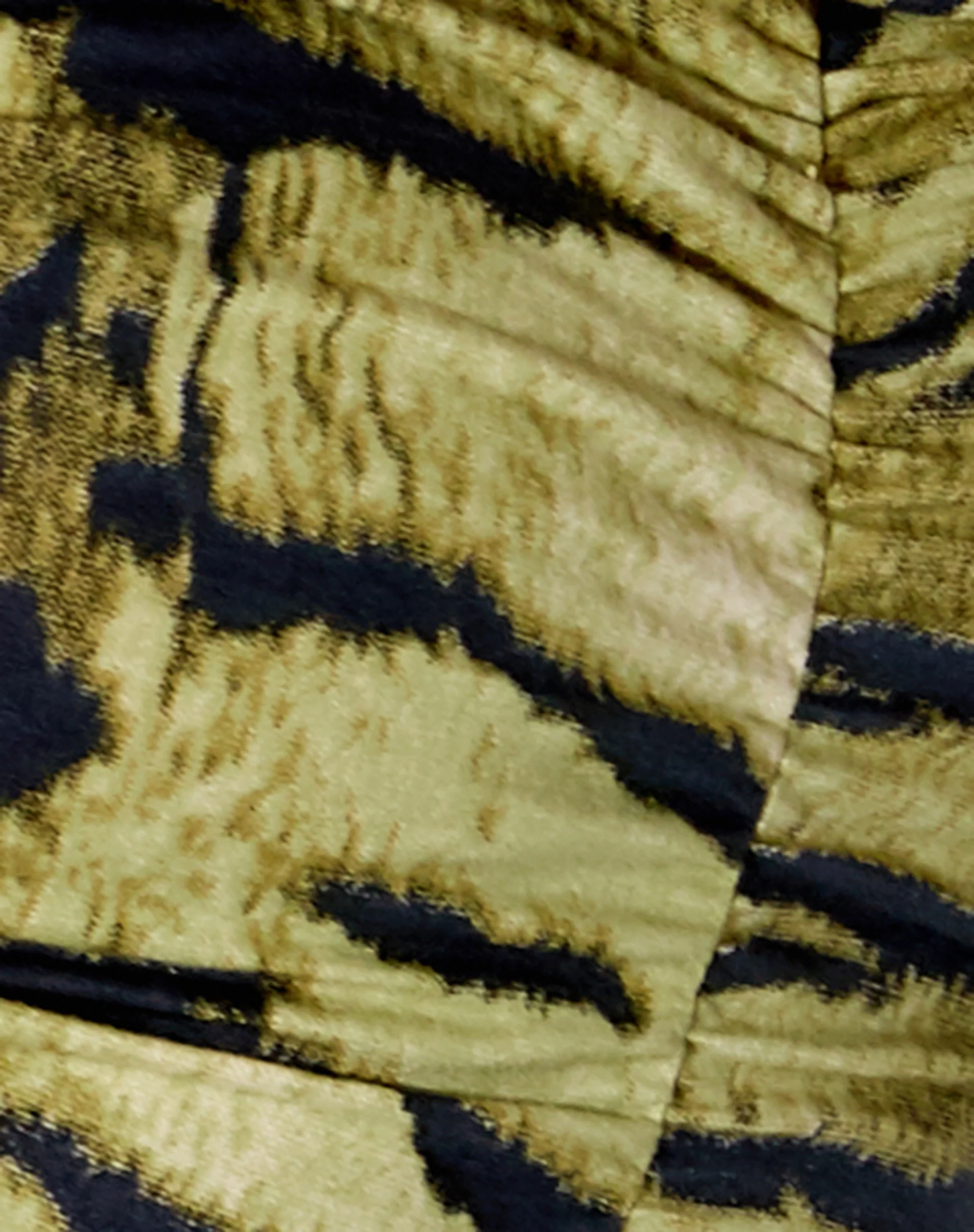 Larasati Bodycon Dress in Tiger Full Khaki - Image 5