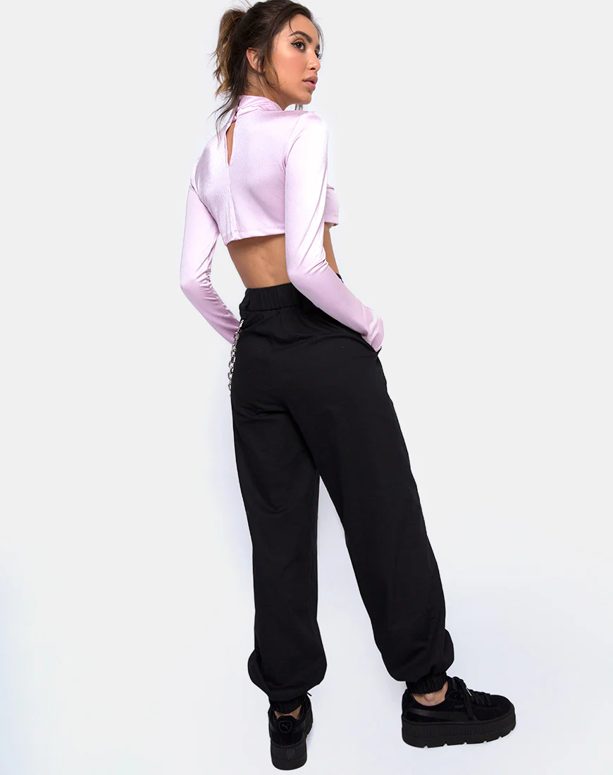 Laretta Crop Top in Lilac - Image 4