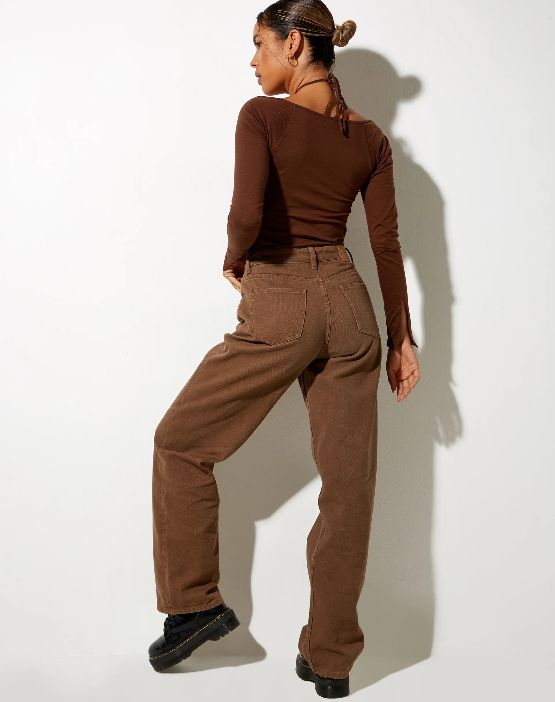 Lasira Bodice in Lycra Cocoa - Image 4