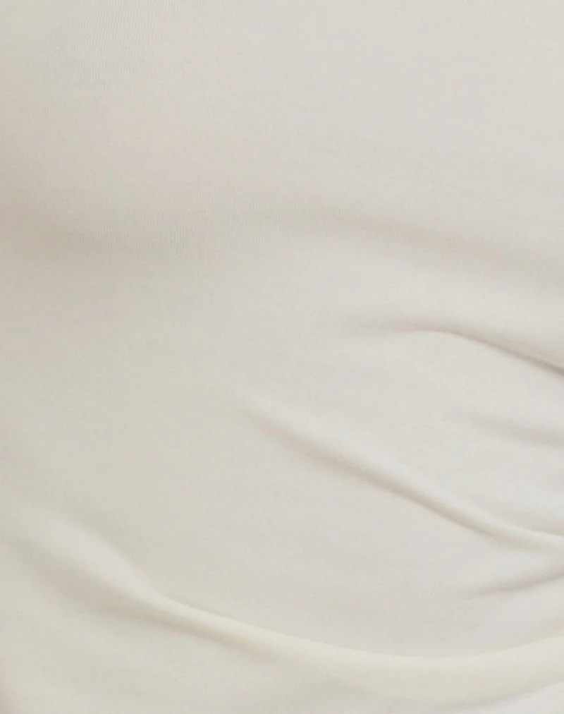 Lasya Long Sleeve Top in Off White - Image 6