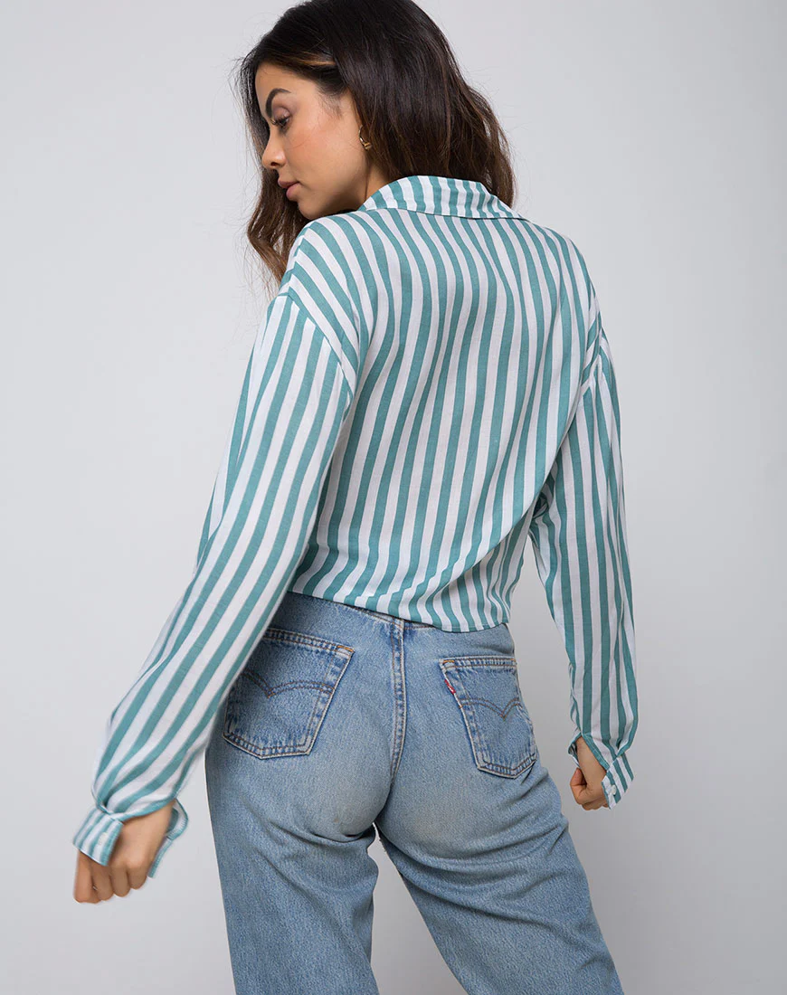 Lauv Shirt in Mid Stripe - Image 2