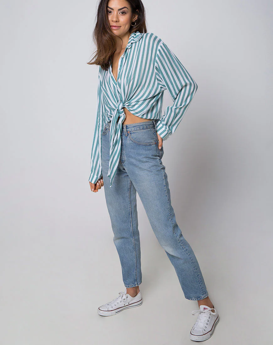 Lauv Shirt in Mid Stripe - Image 3