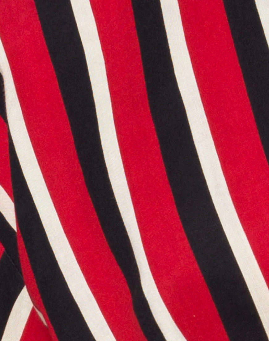 Lauv Shirt in Sunset Stripe Vertical - Image 4