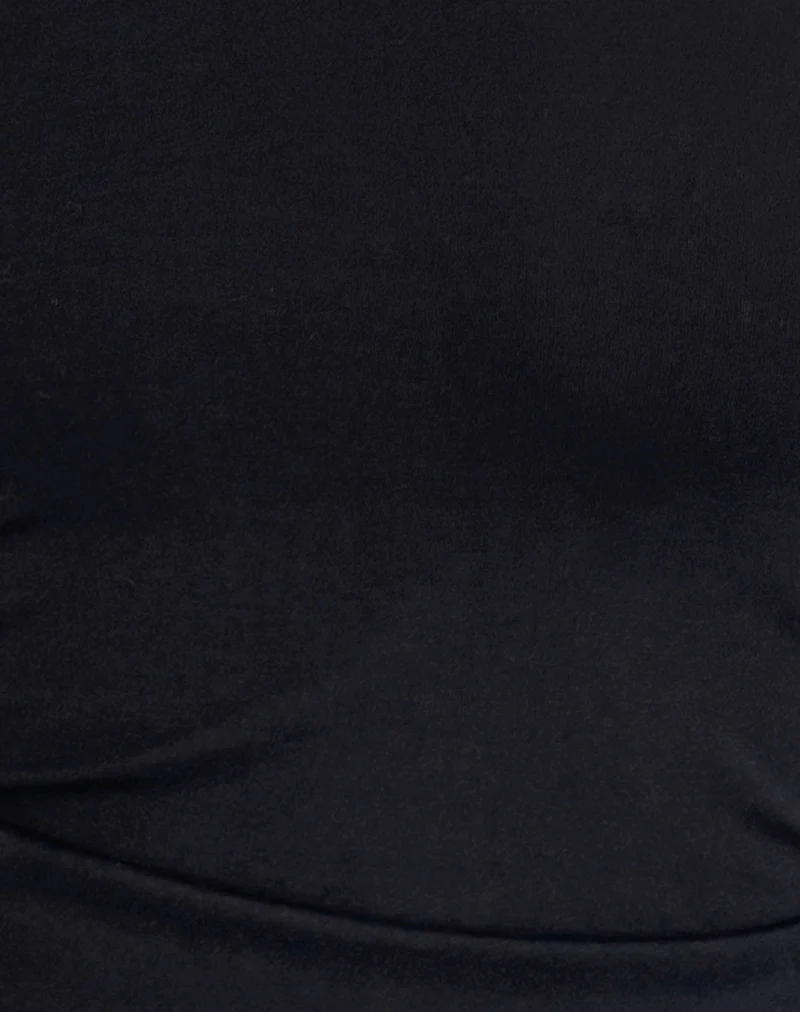 Layti Halterneck Basic Top in Black - Image 6