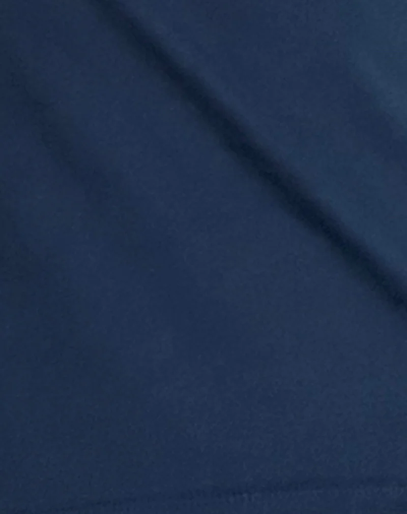 Ledez Asym Slouchy Top in Navy Tissue - Image 5