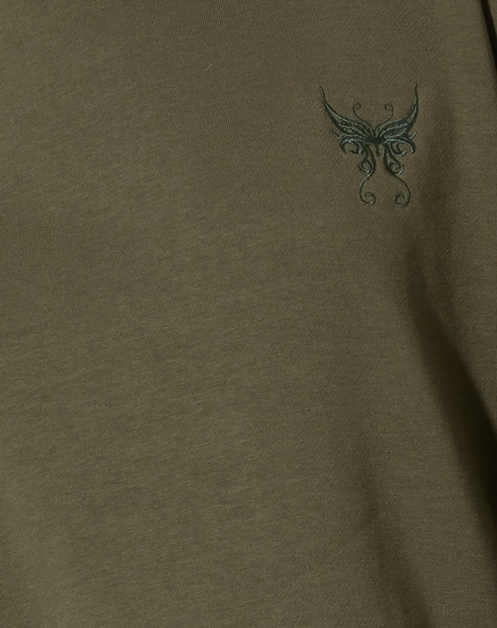Lei Sweatshirt in Grape Leaf Butterfly Embro - Image 5