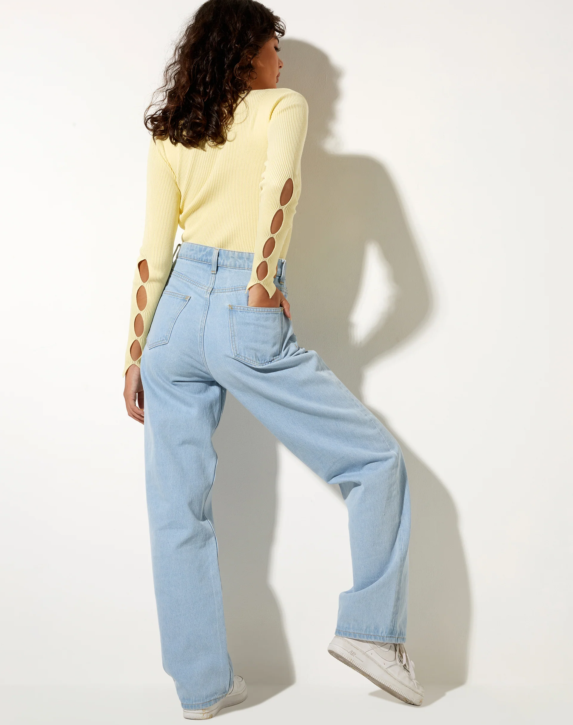 Lemuria Cardi in Rib Light Yellow - Image 5