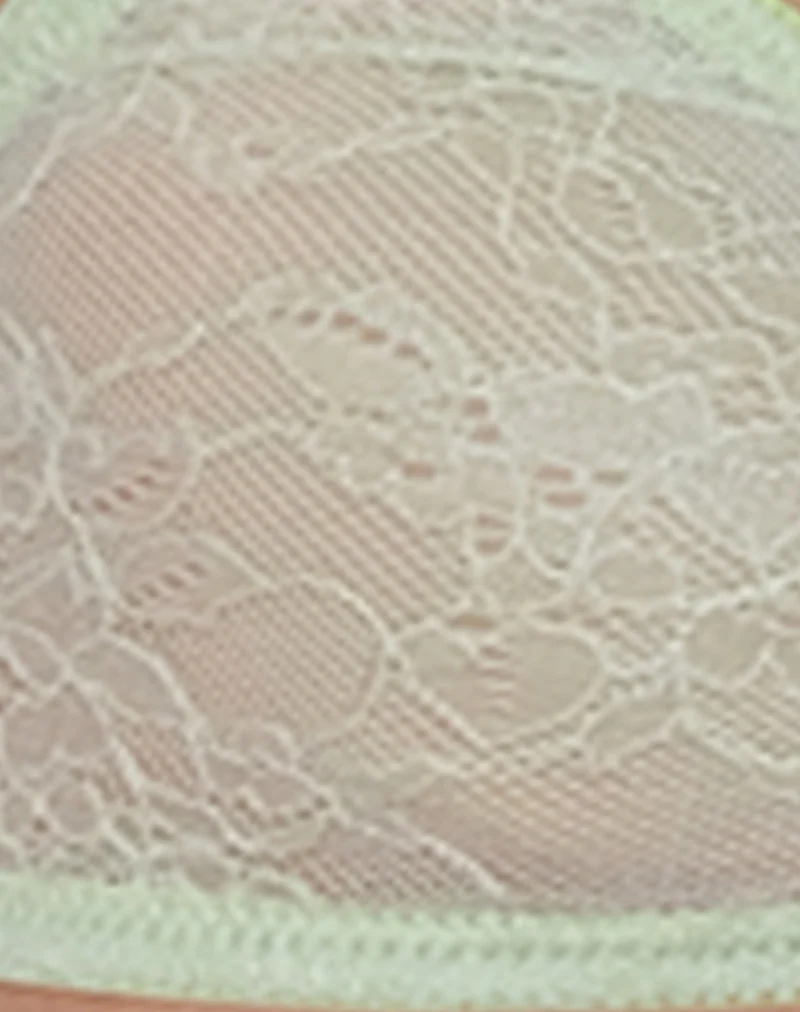 Lengkai Bra in Lace Pastel Green - Image 7