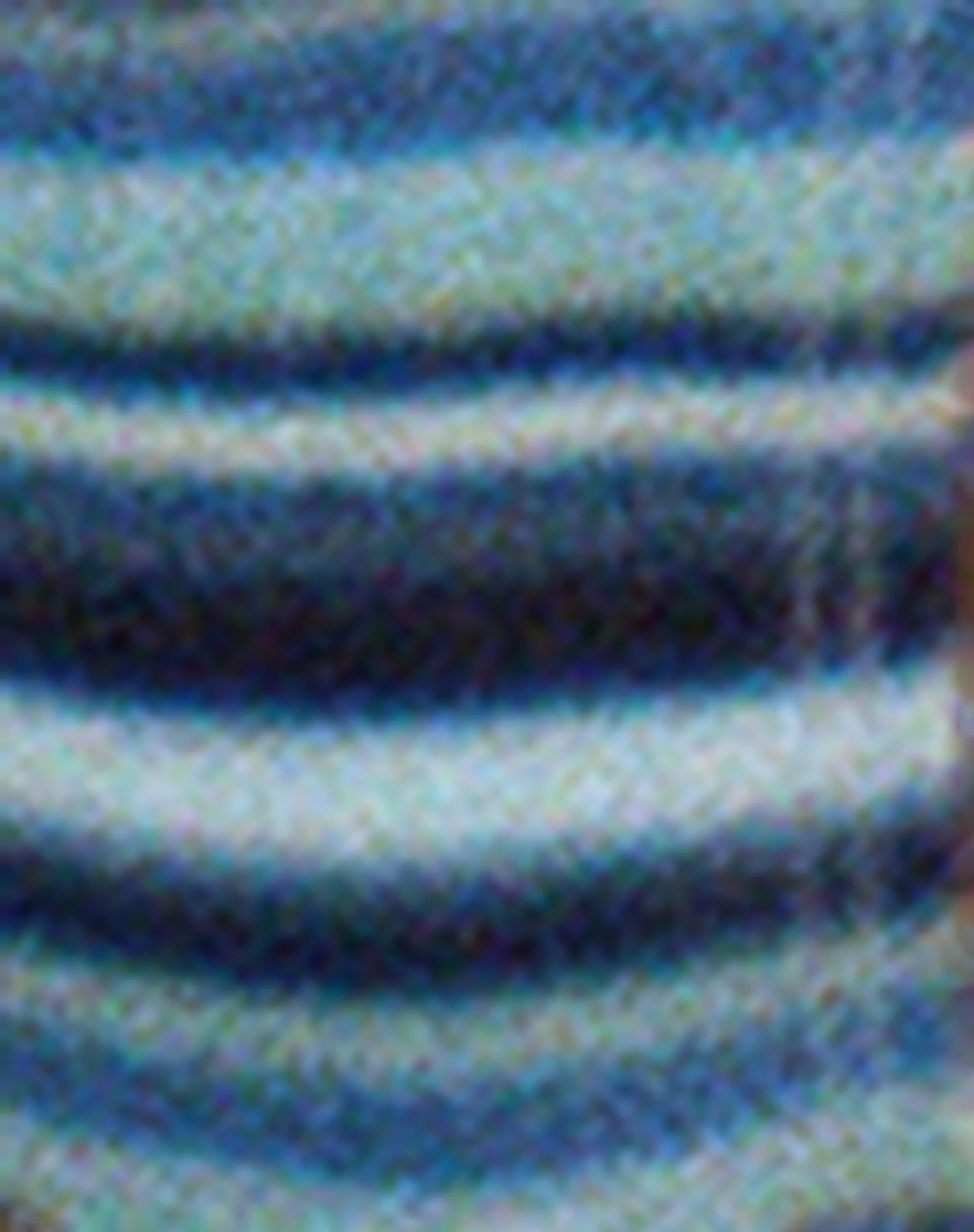 Lentra Bikini Bottom in Stripe Blue with Brown Tie - Image 6
