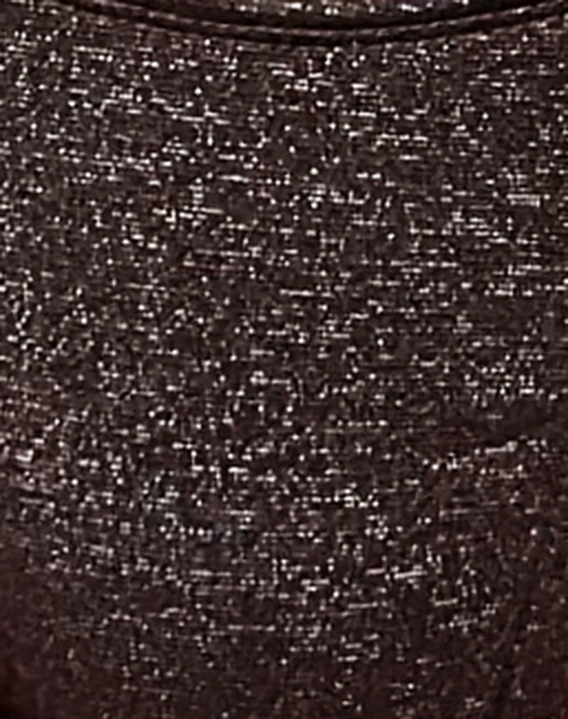 Lentra Bikini Bottom in Shimmer Brown with Beads - Image 7