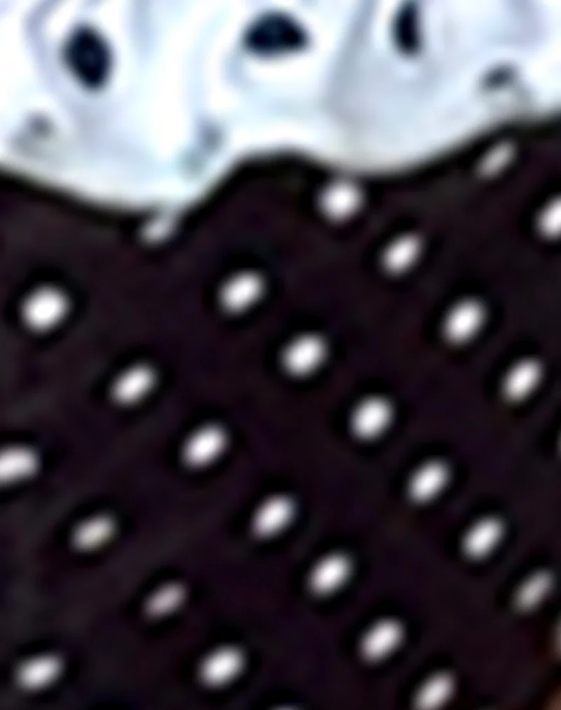Lentra Ruffle Bottom in Black and Blue Polka - Image 6